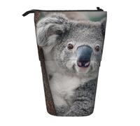 fifbird Koala relajado, estuche telescópico para lápices, soporte para lápices con cremallera, bolsa de maquillaje, bolsa para lápices, multicolor, Talla única, Estuche telescópico