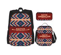 fifbird LGBTQ - Juego de mochila gay bisexual Ally Pride de 3 piezas, kit de mochila de bolsa de almuerzo, estuche para lápices, gran capacidad, Multi59, Talla única, Mochilas de día