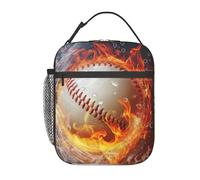 fifbird Lonchera aislada de mármol lavanda para mujeres amantes de la naturaleza, lonchera reutilizable de poliéster, bolsa de almuerzo a prueba de fugas con textura morada para el trabajo, picnic