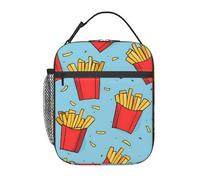 fifbird Magical Axolotl - Lonchera de arcoíris para mujeres y hombres, lonchera aislada, bolsa de almuerzo reutilizable para oficina, trabajo, picnic, viajes