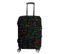 fifbird Math Plots - Funda para maleta de viaje con cremallera, funda protectora de equipaje para arañazos, tamaño M, ver imagen, L, Funda para maleta