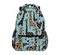 fifbird Mochila unisex con calaveras blancas, para libros, viajes, senderismo, camping, mochila escolar, Color-multi6, Talla única