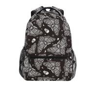 fifbird Mochila unisex con calaveras mágicas de gran capacidad para estudiantes, mochila escolar para adultos y adolescentes, Color-skulls 185, Talla única