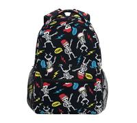 fifbird Mochila unisex con calaveras mágicas de gran capacidad para estudiantes, mochila escolar para adultos y adolescentes, Color-skulls 236, Talla única