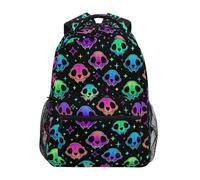 fifbird Mochila unisex con calaveras mágicas de gran capacidad para estudiantes, mochila escolar para adultos y adolescentes, Color-skulls 228, Talla única