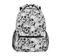 fifbird Mochila unisex con calaveras mágicas de gran capacidad para estudiantes, mochila escolar para adultos y adolescentes, Color-skulls 050, Talla única