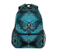 fifbird Mochila unisex con calaveras mágicas de gran capacidad para estudiantes, mochila escolar para adultos y adolescentes, Color-skulls 348, Talla única