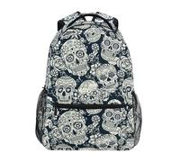 fifbird Mochila unisex con calaveras mágicas de gran capacidad para estudiantes, mochila escolar para adultos y adolescentes, Color-skulls 051, Talla única