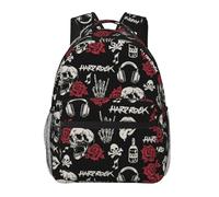 fifbird Mochila unisex con estampado Toile 01, color azul y blanco, Color-Skull 009, Talla única