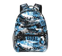 fifbird Mochila unisex con estampado Toile 01, color azul y blanco, Color-soccer 008, Talla única