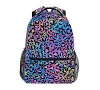 fifbird Mochila unisex de gran capacidad para estudiantes, mochila escolar para adultos y adolescentes, Color-leopardo 104, Talla única