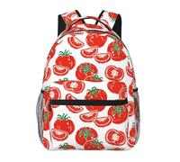 fifbird Mochila unisex para laptop, lindo tomate rojo para viajes, fin de semana, trabajo, mochila casual mochila escolar