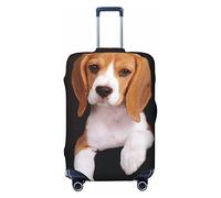 fifbird Ovely Pet Dog Beagle - Funda para maleta de viaje, protector de maleta, color negro, talla XL, Black, L, Funda para maleta