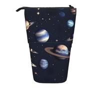 fifbird P-Lanets - Estuche para lápices de pie con diseño de estrellas y la Vía Láctea, Planet Stars and Mil, Talla única, Bolsa de maquillaje