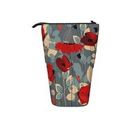 fifbird Sequoias - Estuche telescópico portátil para lápices de pie, temprano en la mañana, luz del sol en las secuoyas, resaltan un árbol joven, lindo organizador de lápices para oficina, color 7,