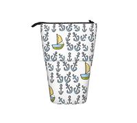 fifbird Sunflowers - Estuche telescópico portátil para lápices de pie, acuarela, flores, dorado y negro, bonito organizador de lápices para oficina, Color 9, Talla única, Estuche telescópico