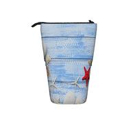 fifbird Sunflowers - Estuche telescópico portátil para lápices de pie, acuarela, flores, dorado y negro, bonito organizador de lápices para oficina, color 2, Talla única, Estuche telescópico