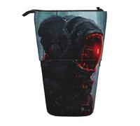 fifbird Tower Paris - Estuche telescópico para lápices, soporte para lápices de pie, bolsa de almacenamiento de papelería, Hacker Era, Talla única, Bolsa de maquillaje