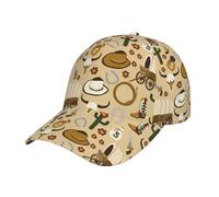 fifbird Wild West Cowboy Gorra de béisbol para papá de golf, gorra de camionero ajustable para hombres y mujeres, gorra de ala curvada, color negro
