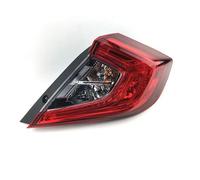 FIFHSKFH Luces traseras Para Civic 2016 2017 2018 2019 Auto trasero izquierdo y derecho cubierta de luz trasera lámpara freno carcasa Luces de matrícula(Left Outer)