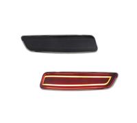 FIFHSKFH Luces traseras Para Lexus GS200t GS250 GS300 GS460 GS-F ES250 ES350 ES300h 13-18 2x LED rojo Reflector de parachoques trasero luz freno lámpara antiniebla Luces de matrícula(A Smoked)