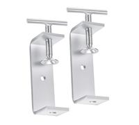 FIFIBANG 2 abrazaderas C, abrazadera de acero inoxidable C, abrazadera de tornillo ajustable, abrazadera de 53-93 mm, abrazadera de soporte, pinza de fijación, abrazadera de mesa, tornillo de sujeción