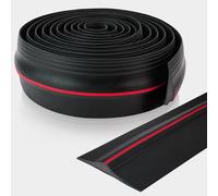 FIFIBANG Sello de goma para umbral de puerta de garaje, 3 m, resistente al exterior (rojo)