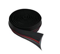 FIFIBANG Umbral de puerta de garaje de 3,05 m, sello de goma elevado de 18 mm, 80 mm x 18 mm de grosor para puerta de garaje (rojo)