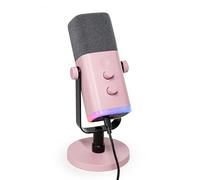 FIFINE XLR USB Microfono Gaming per PC PS4 PS5, Streaming Micrófono de Dinámico per Podcast Studio para Estudio Grabación