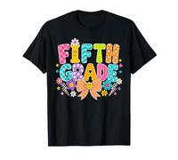 Fifth Grade Back To School 5th Grader Groovy Teacher Student Camiseta