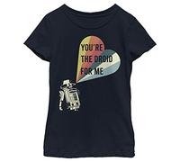 Fifth Sun - Little, Big Droid for Me Girls - Camiseta de Manga Corta, Color Azul Marino, Navy, L