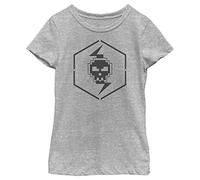 Fifth Sun Star Wars-The Bad Batch Power Struggle Girl's Crew Tee, Athletic Heather, Small
