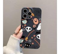 FIFTHAVE Halloween Handyhülle für iPhone 14 Pro Max Hülle Aesthetic Kürbis Herbst Schutzhülle iPhone 14 Pro Max Cute Halloween Case mit Ahornblatt Motiv für Frauen Mädchen weiche schön Dünn Cover 04