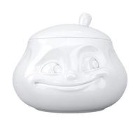 Fiftyeight T013301 - Dulce Azucarero, Porcelana, Blanco, 11.2 x 11.3 x 11.2 cm