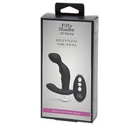 Fifty Shades Collection Relentless Vibrations Remote Control Prostate Vibe - Black 182.1 ml
