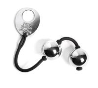 Fifty Shades Of Grey Darker Bolas chinas de metal Inner Goddess. Color Negro