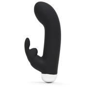 Fifty Shades of Grey Fifty Shades of Grey - Greedy Girl Mini Conejito Vibrador Recargable - Negro
