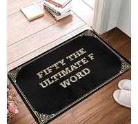 Fifty The Ultimate F Word Felpudo - Decoración de habitación retro impermeable