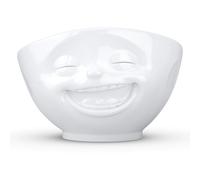 FiftyEight Products Tassen Porcelana Bowl Rishing Face Edition 16 oz. Blanco (tazn individual) para servir sopa de cereales