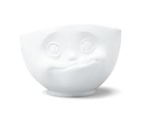 FIFTYEIGHT PRODUCTS Taza con texto Lecker (porcelana, 1000 ml), color blanco