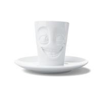 FIFTYEIGHT PRODUCTS Taza de café con asa ""Witzig"" (porcelana, 80 ml), color blanco, T02.16.01