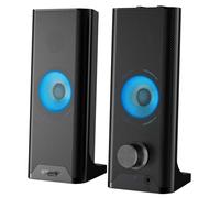 FiftySixty Sistema de barra de sonido y altavoz para juegos Bluetooth LED 2 en 1