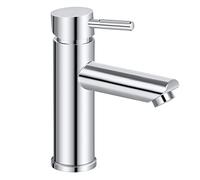 Figarge Grifo de baño con grifo monomando para agua caliente y fría (cepillado)