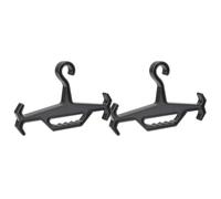 FIGGRITID Percha Resistente para Chaleco, Percha para Traje de Neopreno, Organizador de Almacenamiento de Equipo de Supervivencia, Negro, 2 Piezas