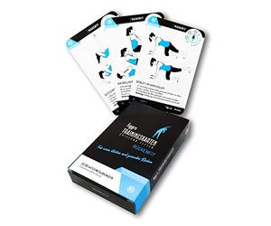 Figgrs Training Cards en alemán - Rückenfit I 50 ejercicios de fitness para una espalda fuerte y sana I entrenamiento de espalda sin equipo para en casa desde principiante a profesional