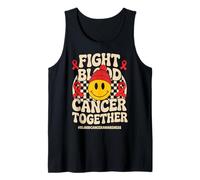 Fight Blood Cancer Together Ribbon Blood Cancer Awareness Camiseta sin Mangas