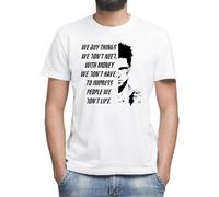 Fight Club Tyler Durden We Buy Things We Dont Need Camiseta Clásica de Hombre con Cuello Redondo y Manga Corta Medium