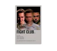 Fight ClubArt - Pintura decorativa impermeable y resistente a las manchas, sala de estar, estudio, cafetería, pintura de pared, instalación gratuita, fácil de limpiar, opción de regalo preferida