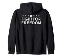 Fight for Freedom USA Fight Oligarchy Resist Fascism Protest Sudadera con Capucha