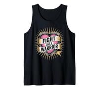 Fight Like a Warrior Strong Heart - Cita Motivacional Camiseta sin Mangas